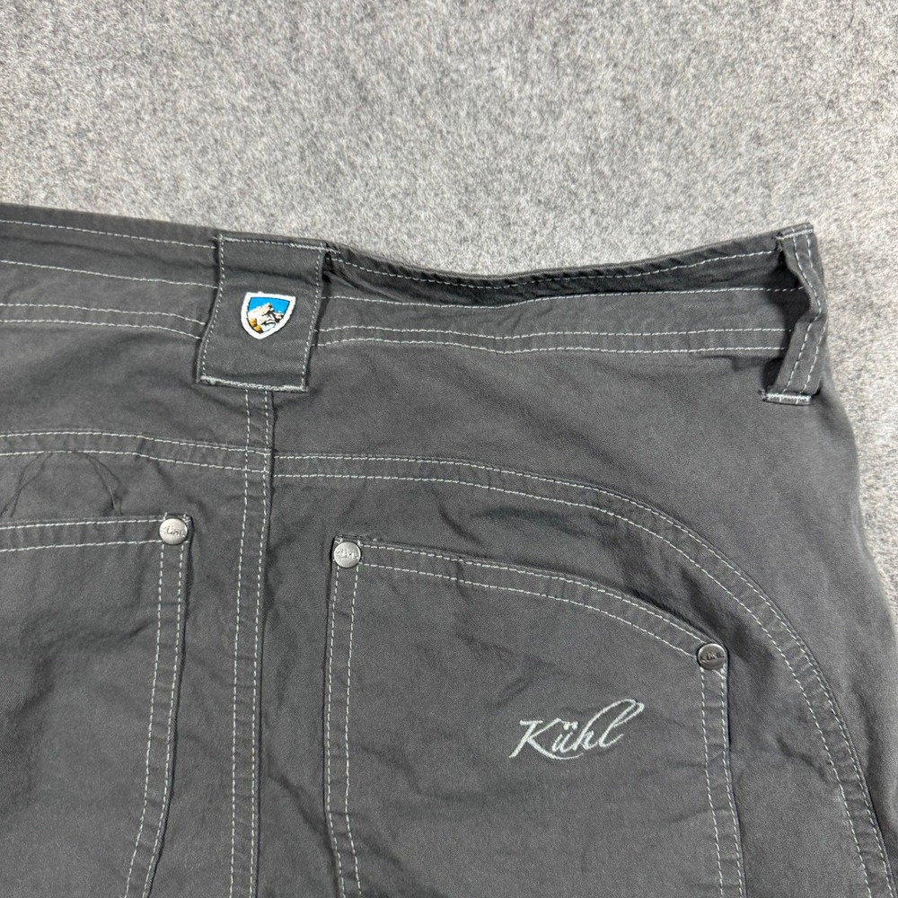 KUHL Shorts Womens 6 Gray Splash Cargo Hiking Outdoor Utility Cotton Blend 7in - Picture 4 of 11